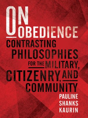 cover image of On Obedience